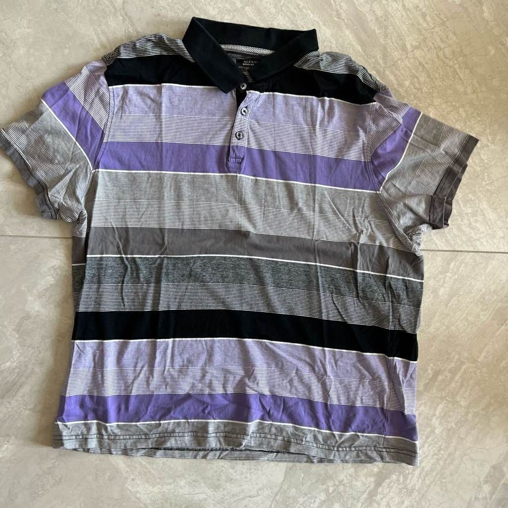 Alfani Mens Collared Shirt